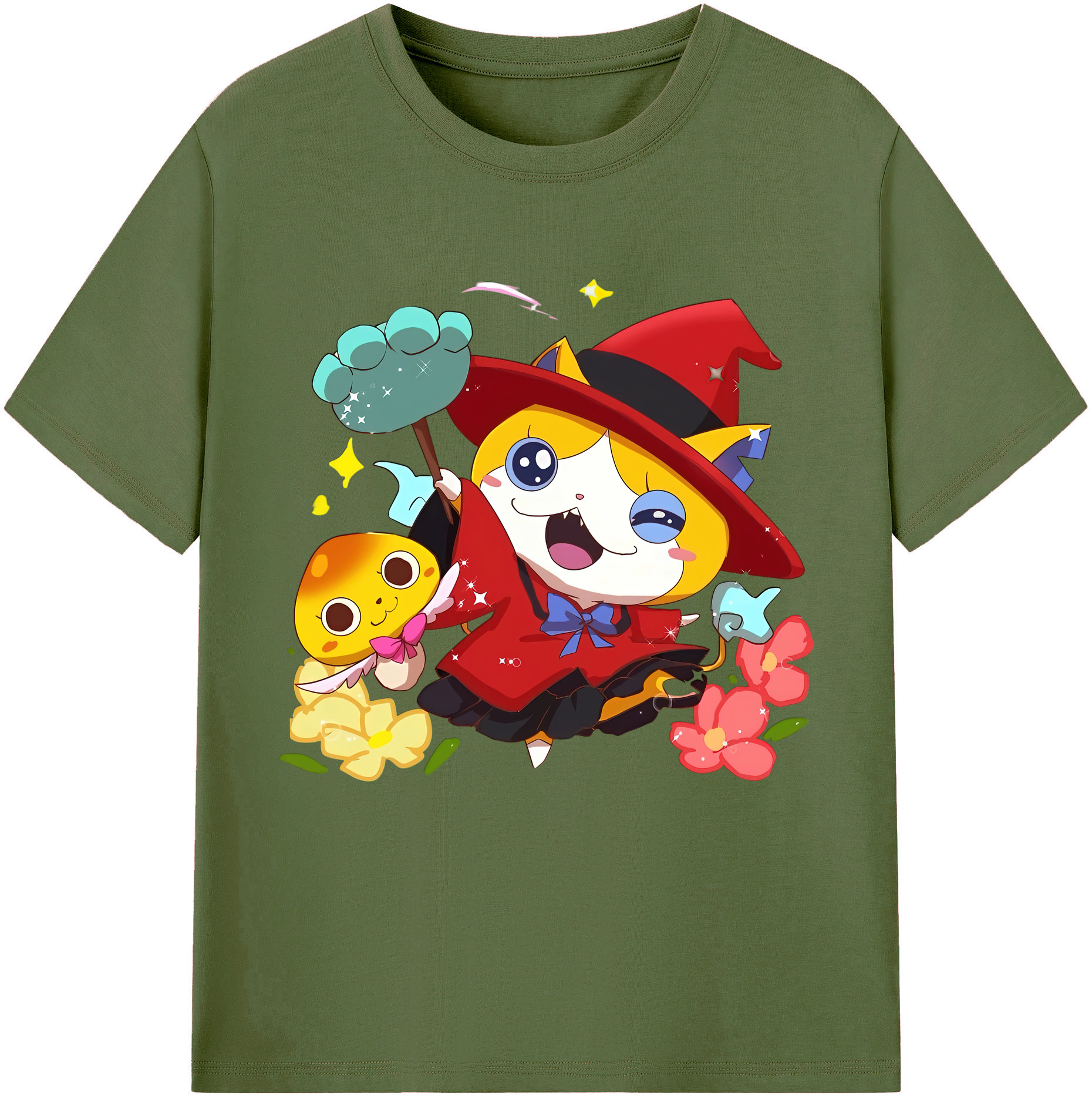 （画像用） 妖怪ウォッチ Yo-kai Watch 綿100％半袖Tシャツ（フロントプリント）